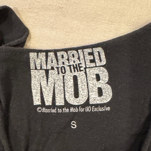 Married to the Mob Black Muscle Tank Top - Picture 2 of 3